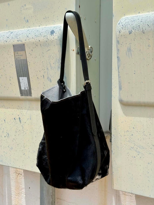 Livestock Tote- Salt & Pepper #4