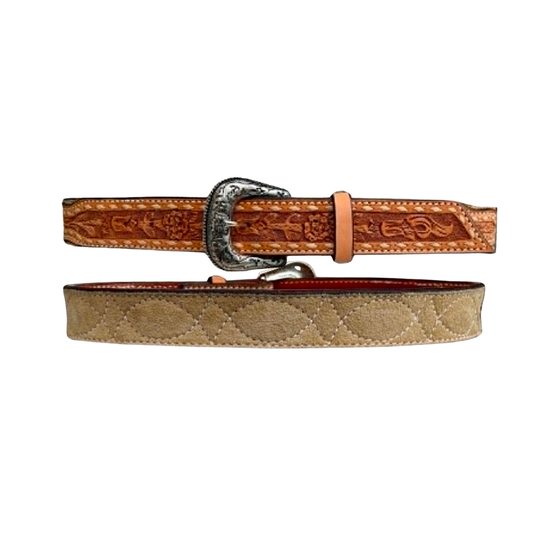 1.5" Straight Rose Gunslinger Belt