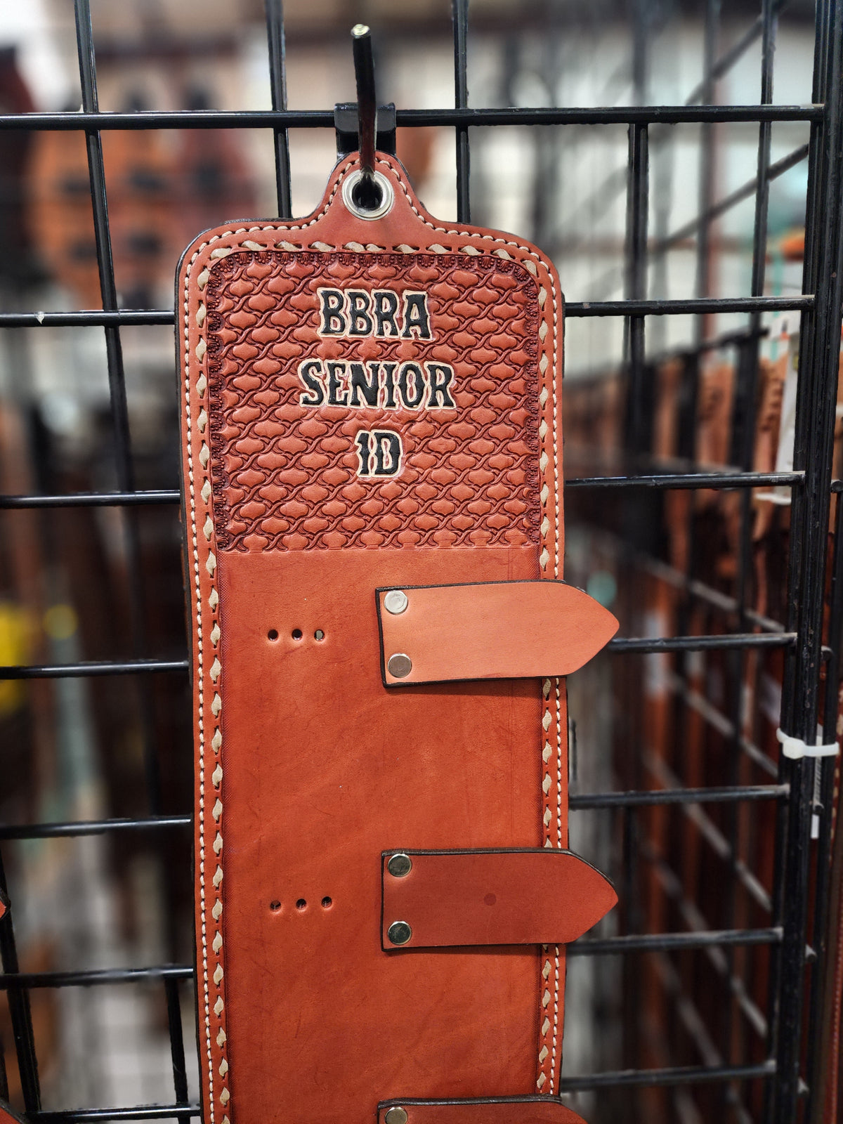 Rodeo Award | Buckle Holder Trophy Geo w/ B/S & Lettering (12)