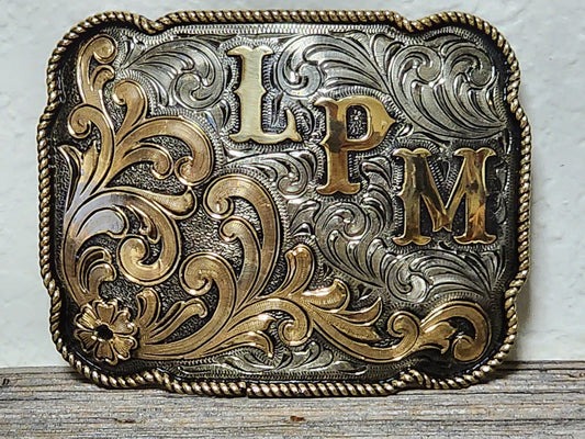 Custom Initial Buckle