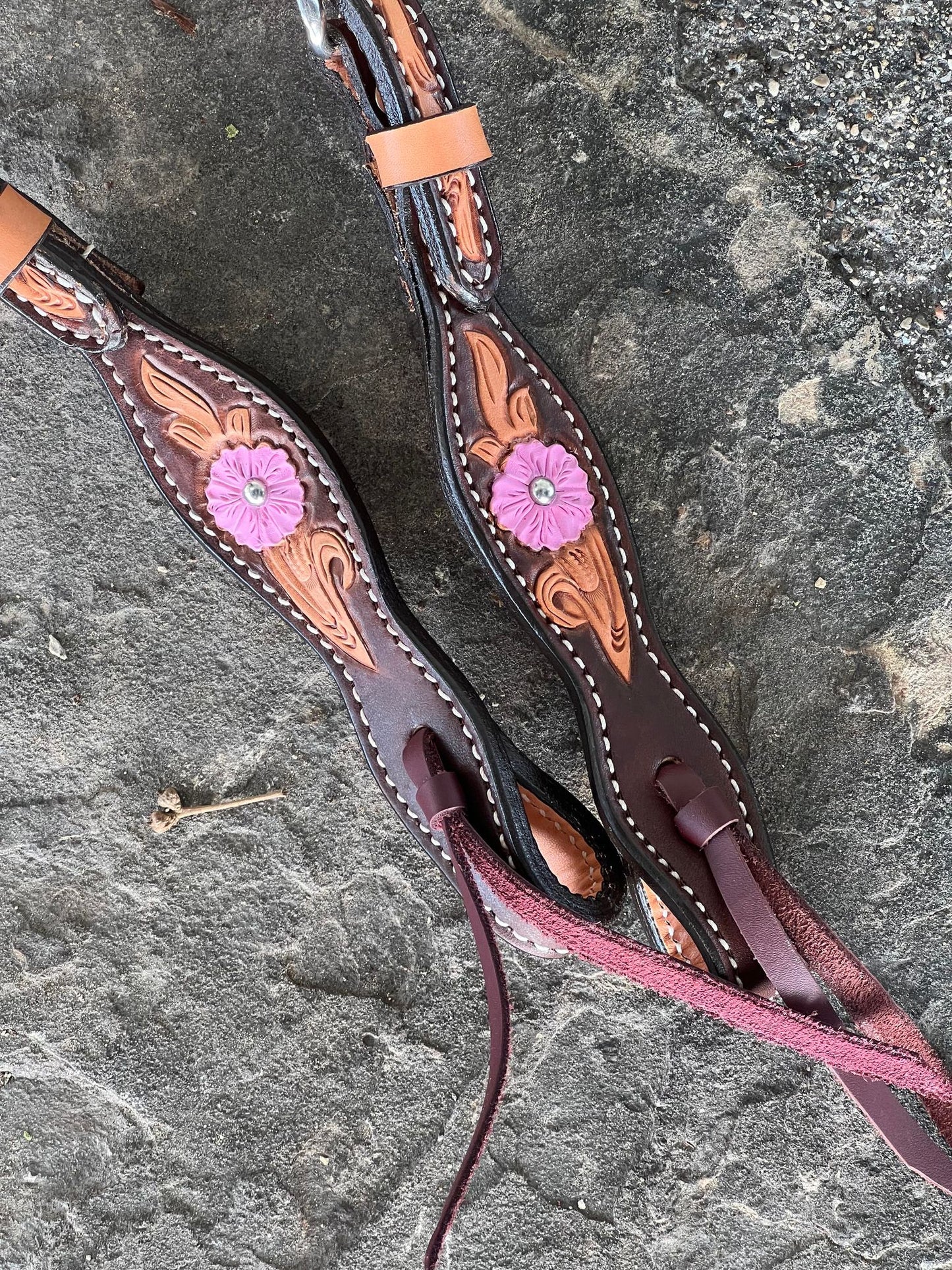 2074-Malibu Barbie 5/8" Wave one ear headstall