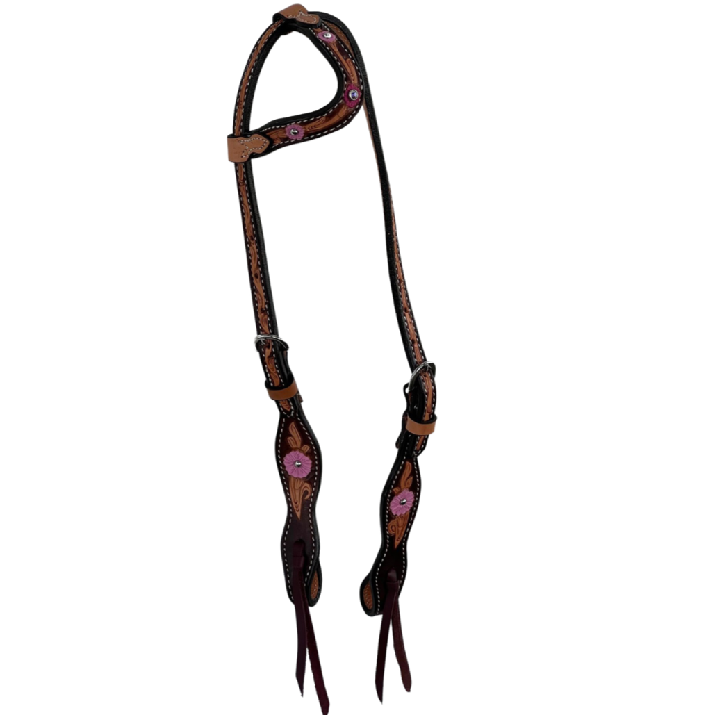 2074-Malibu Barbie 5/8" Wave one ear headstall