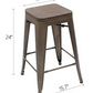 (PRE- ORDER) BAR STOOLS WITH CINNOMMON DESIGN