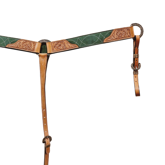 3012- 2" Green Cowboy Stitch