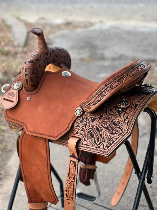 Cowboy Feather Barrel