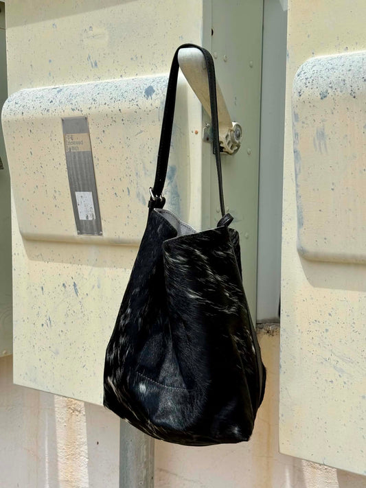 Livestock Tote- Salt & Pepper #4