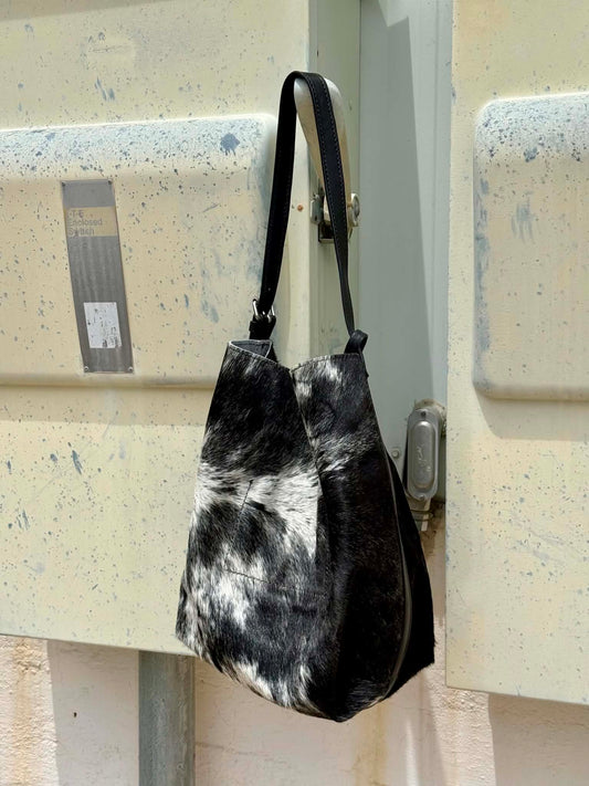 Livestock Tote- Salt & Pepper #6