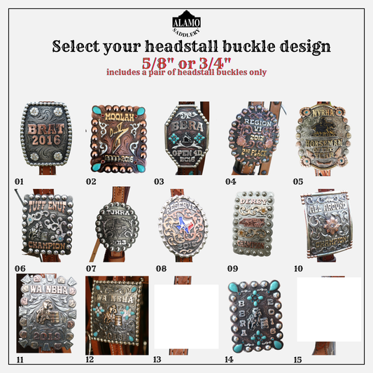 Rodeo Award | Custom Trophy Headstall Buckles