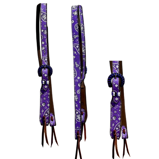 BANDANA PURPLE SPLIT ONE EAR