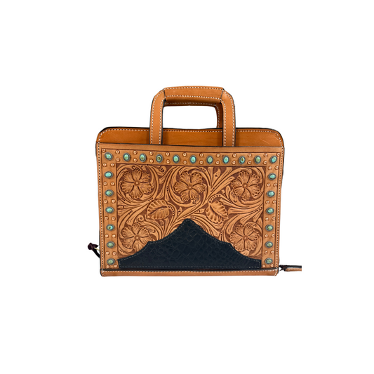 Cowboy Briefcase TP4 Chocolate gator