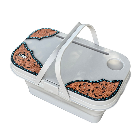 Collapsible Cooler- Blue Buck-a-roo