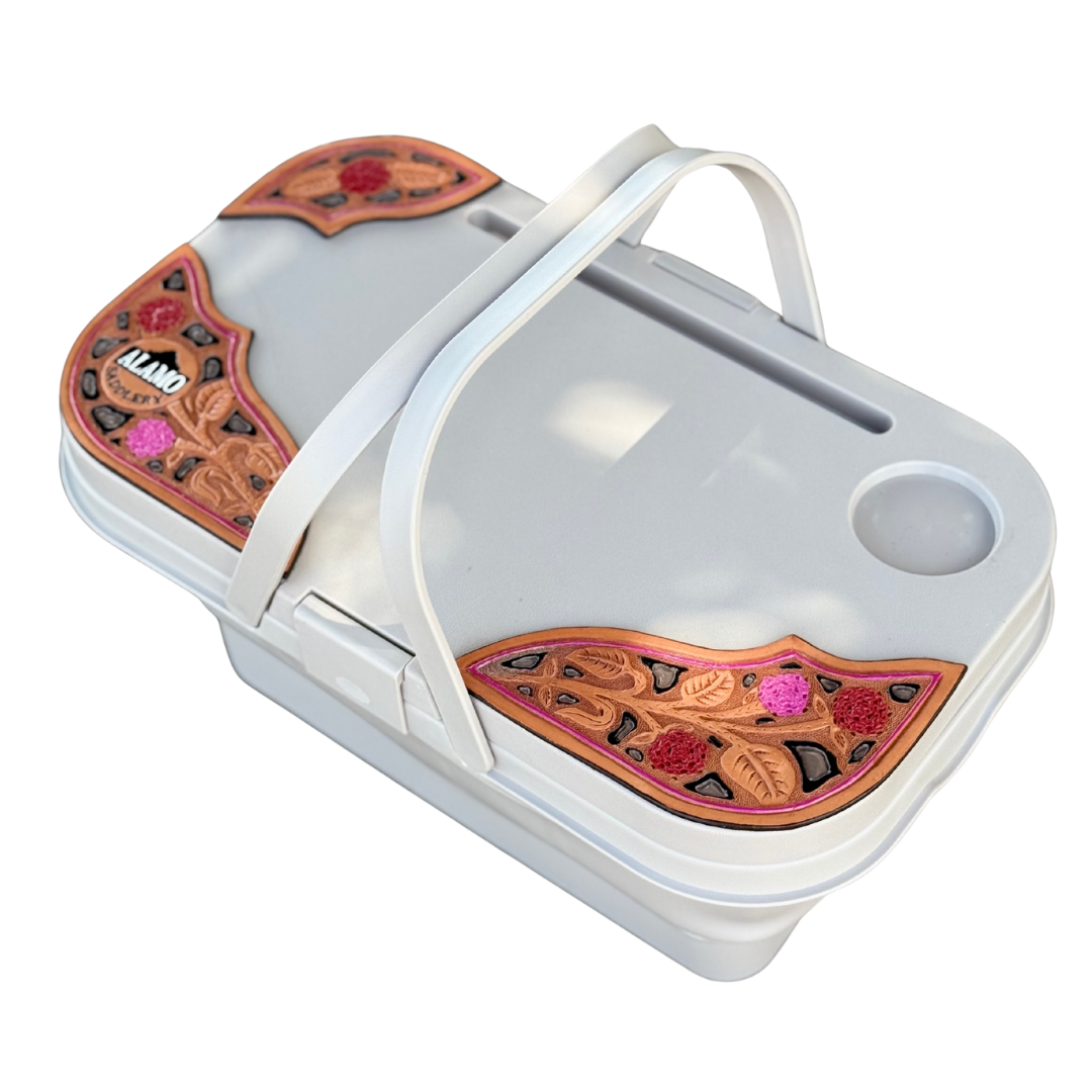 Collapsible Cooler- Cheetah Rose