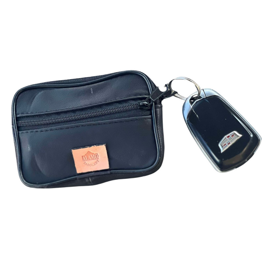 Tooled keychains Coin bags- Feather