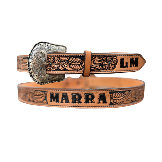 Custom name belt