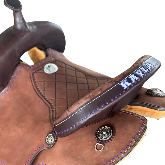 Alamo Air WITH CUSTOM NAME ON CANTLE Barrel