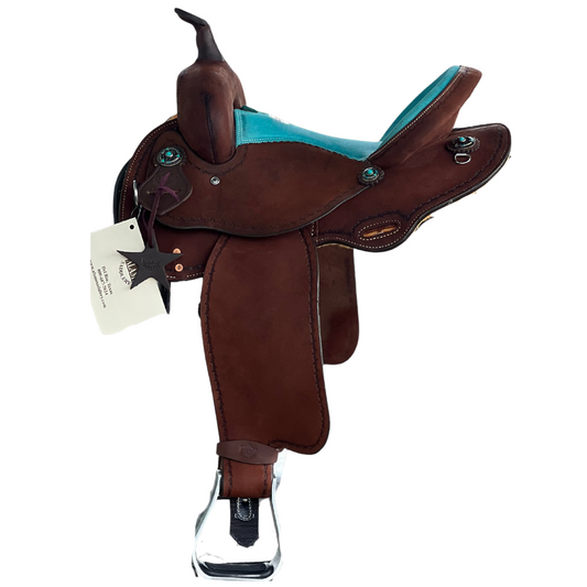 Alamo Air Barrel w/ Turquoise Suede seat