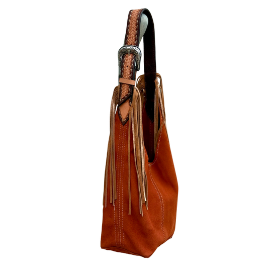 Darlin Duo- Rust With Original Cowboy Strap with Fringe