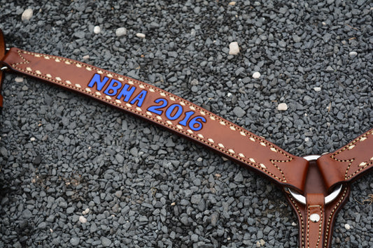 Rodeo Award | 1.75" Contoured Breastcollar with Buckstitch (18)