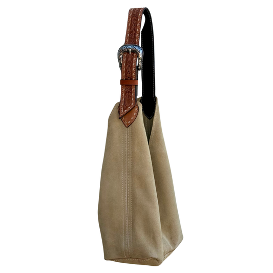 Darlin Duo- Sand With Rose Strap