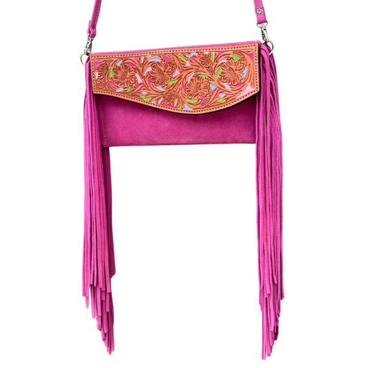 Fringe Clutch- Confetti
