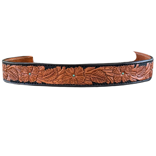 1.5" Straight Blue Buckaroo Belt