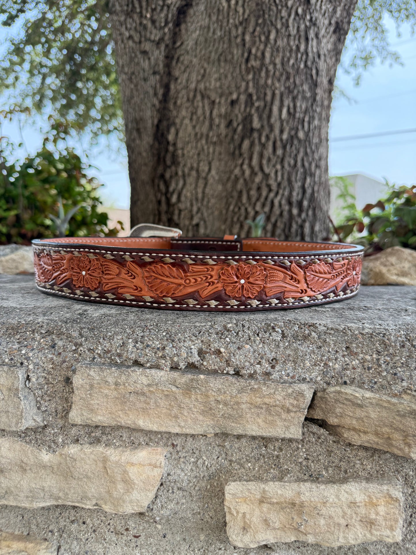1.5" Straight Cinnamon Belt