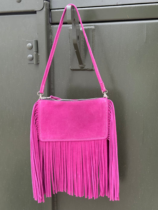 Raglet Bag- Fuchsia Pink