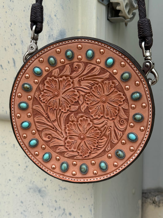 8" Canteen Handbag TP4 Rough-out