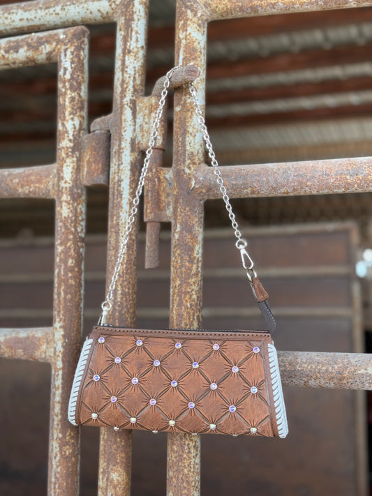Pony Purse- Chocolate Rhinestone