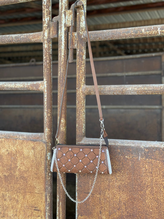 Pony Purse- Chocolate Rhinestone