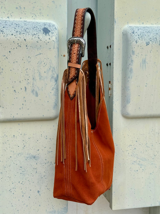Darlin Duo- Rust With Original Cowboy Strap with Fringe