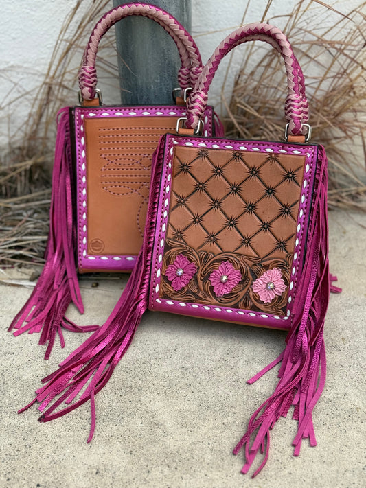 The Card Handbags- Malibu Barbie FRINGE