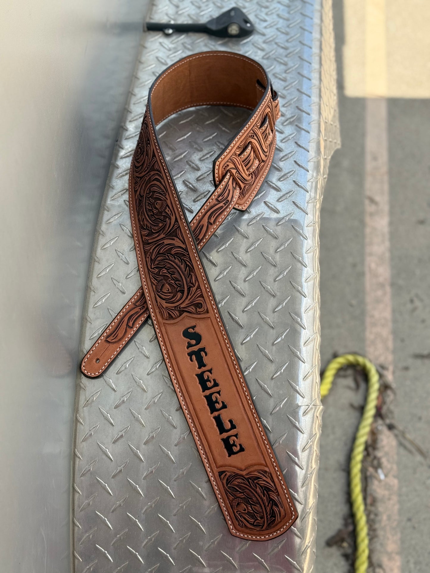 Cowboy Feather - Guitar Strap