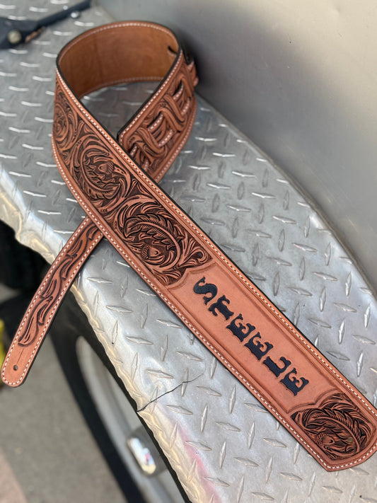 Cowboy Feather - Guitar Strap