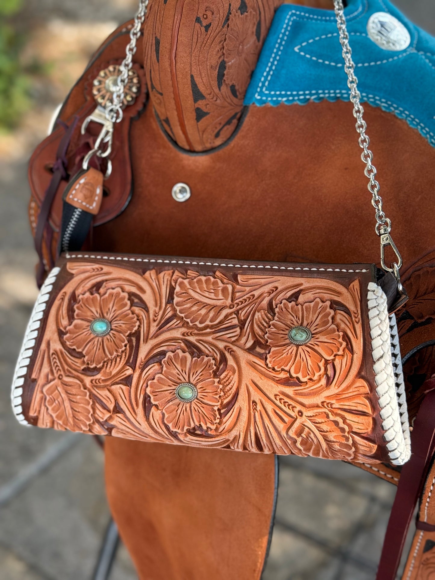 Pony Purse- Turquoise Stone