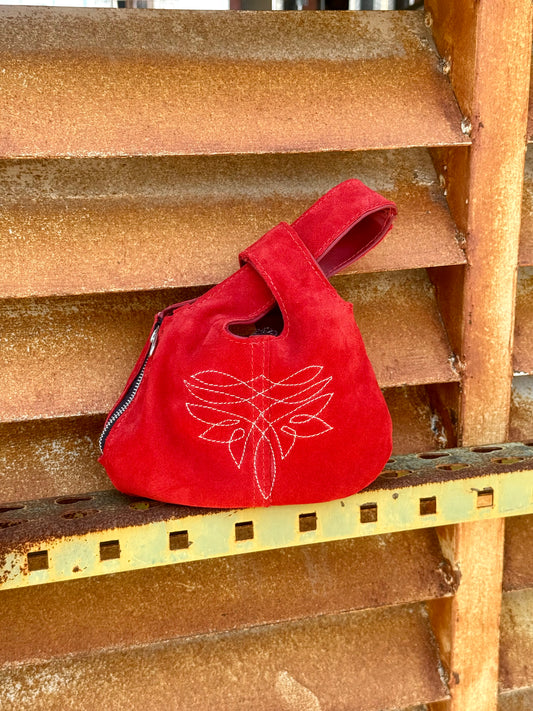 CATTLE BELL BAG- RED