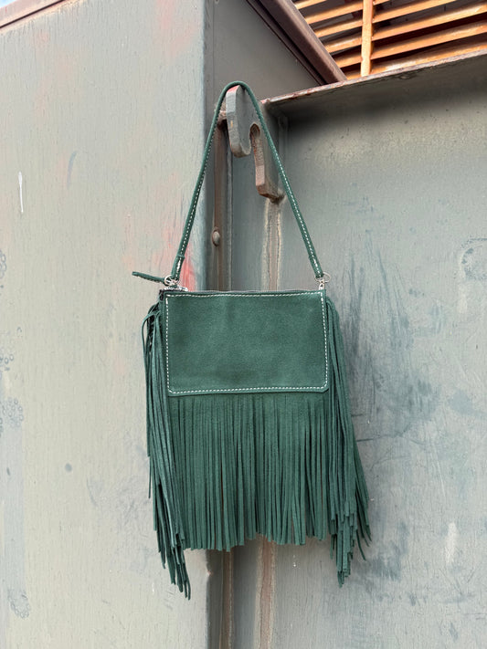 Raglet Bag- Emerald