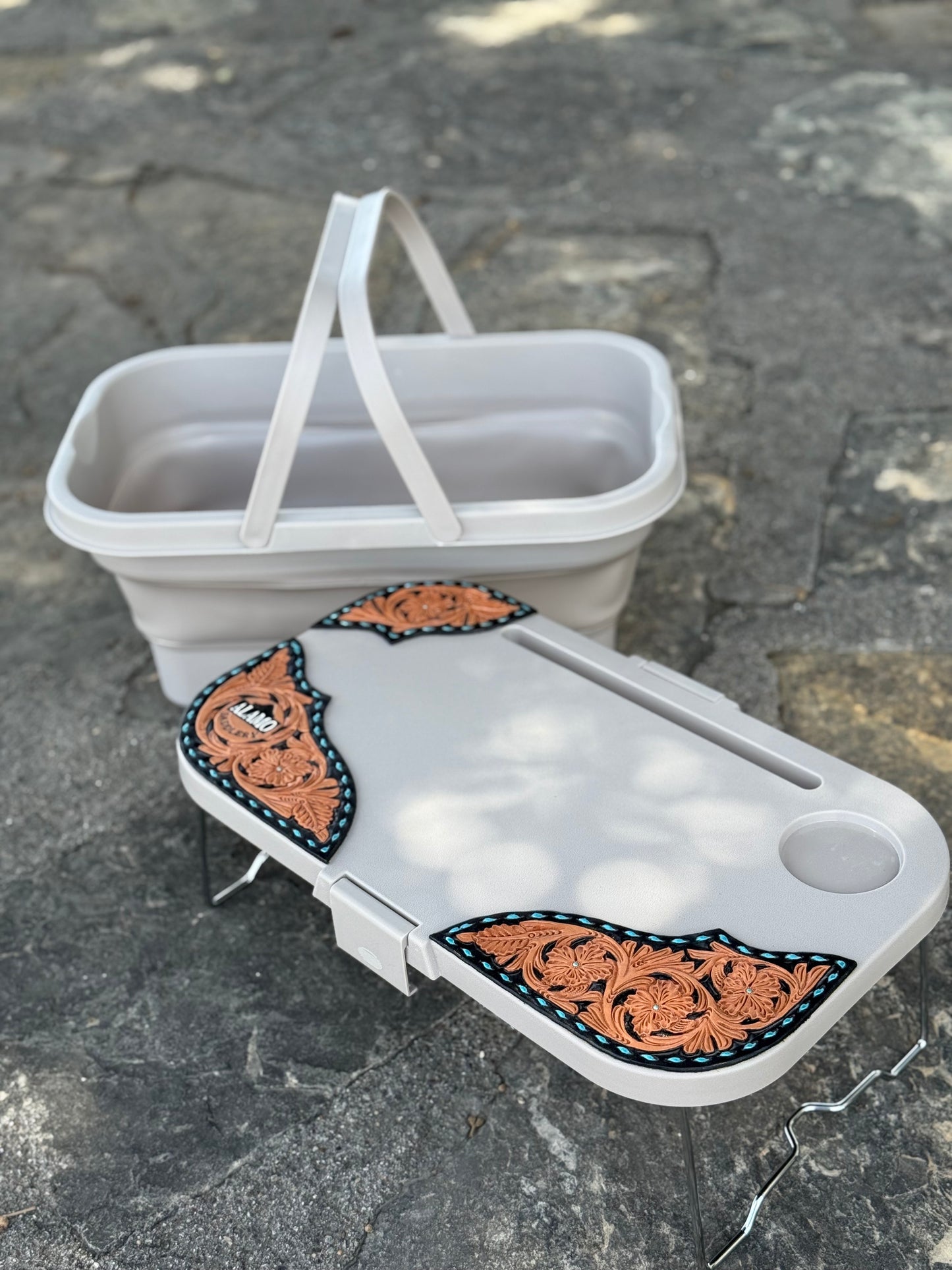 Collapsible Cooler- Blue Buck-a-roo