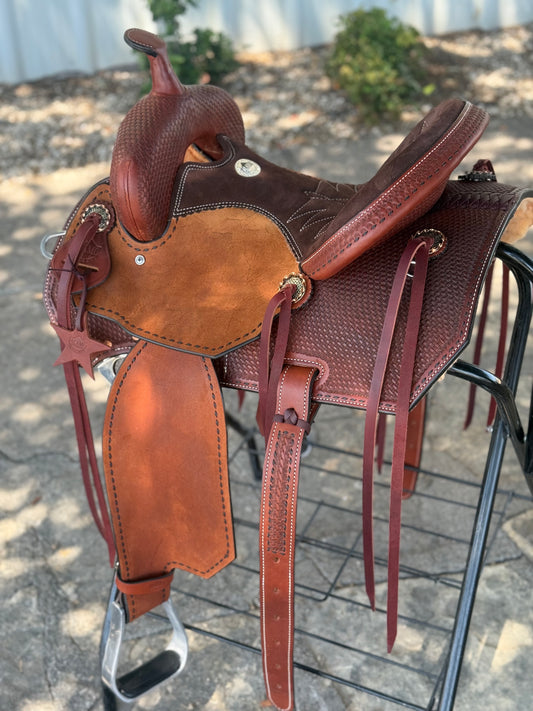 14" The Outlaw Barrel Saddle
