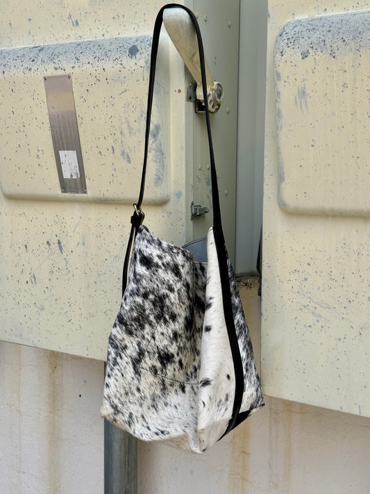 Livestock Tote- Salt & Pepper #3