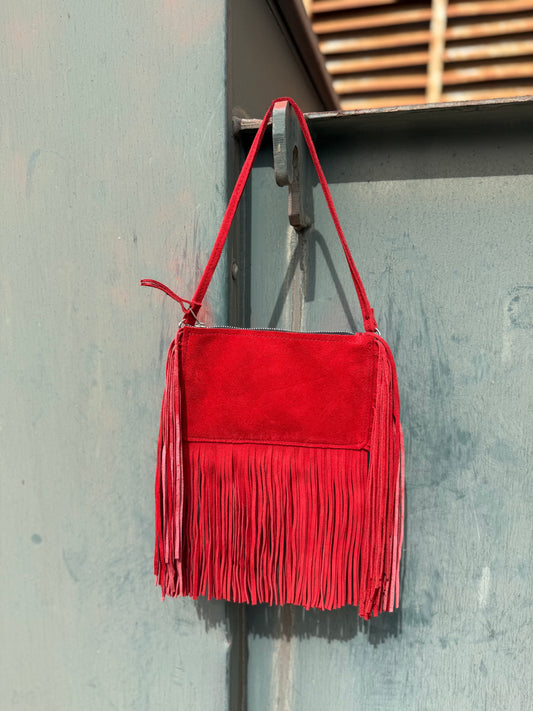 Raglet Bag- Red