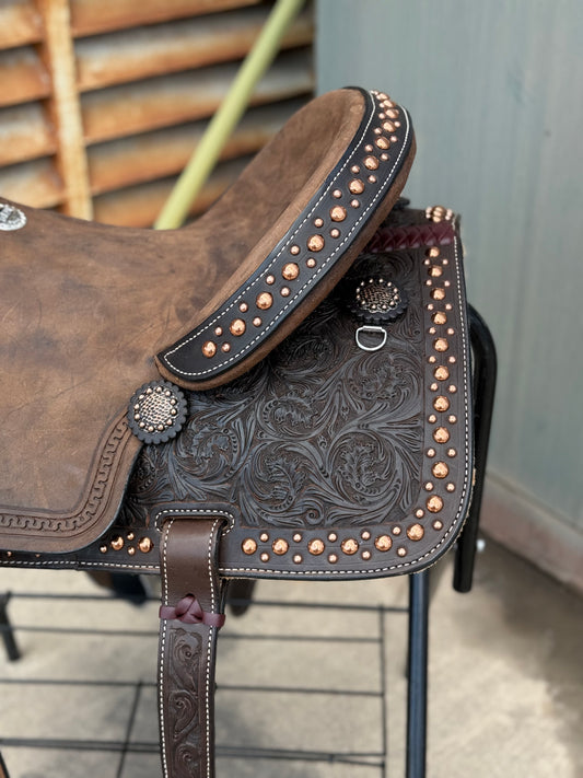 14", 14.5", 15" SD-4 Mini Oak Barrel Saddle