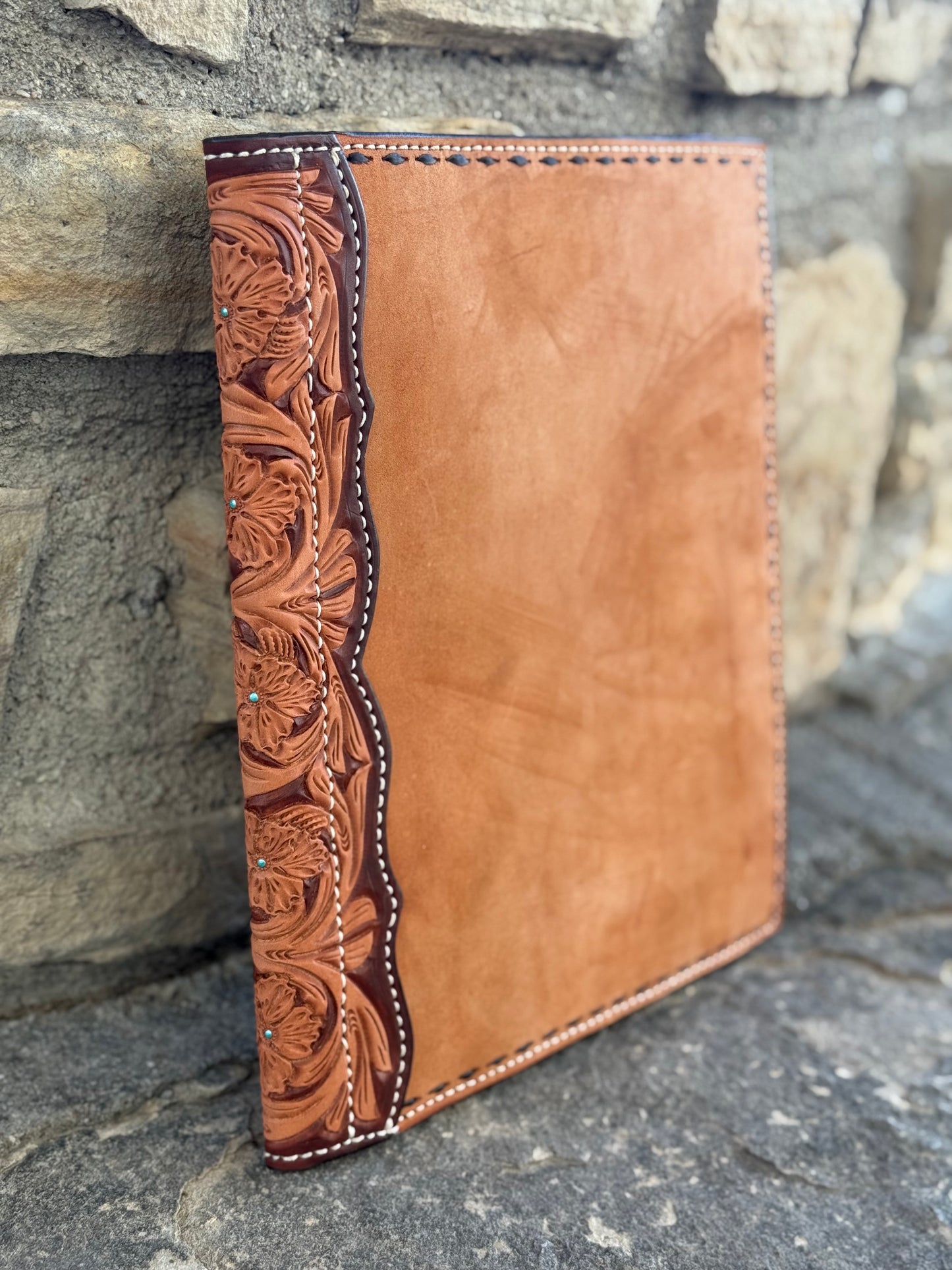Large Portfolio Tooled yoke with roughout on toast