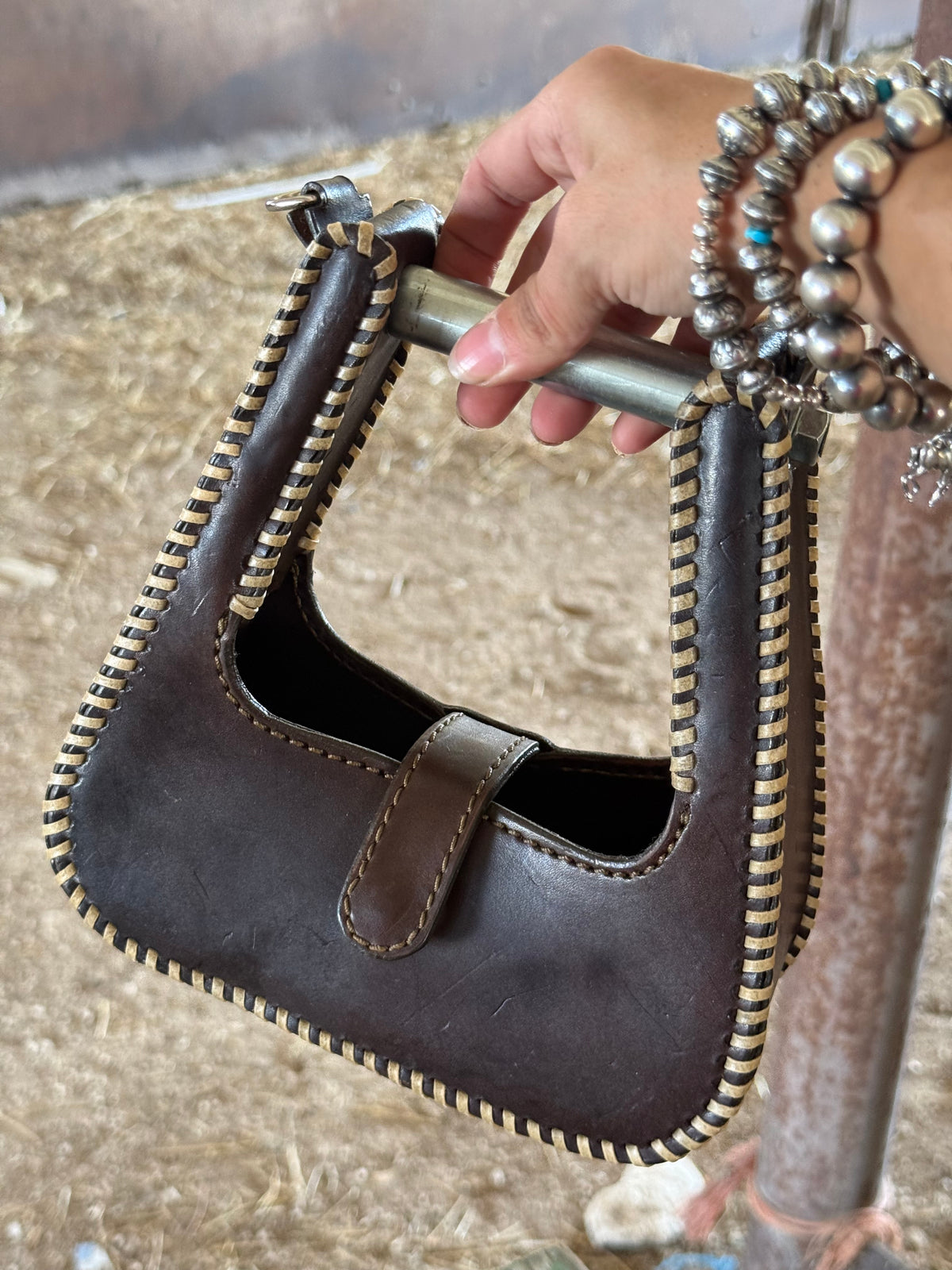 The Stirrup Purse | Chocolate