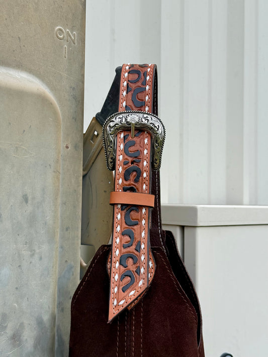 Belt Buckle Bag | Chocolate w/ Cheetah