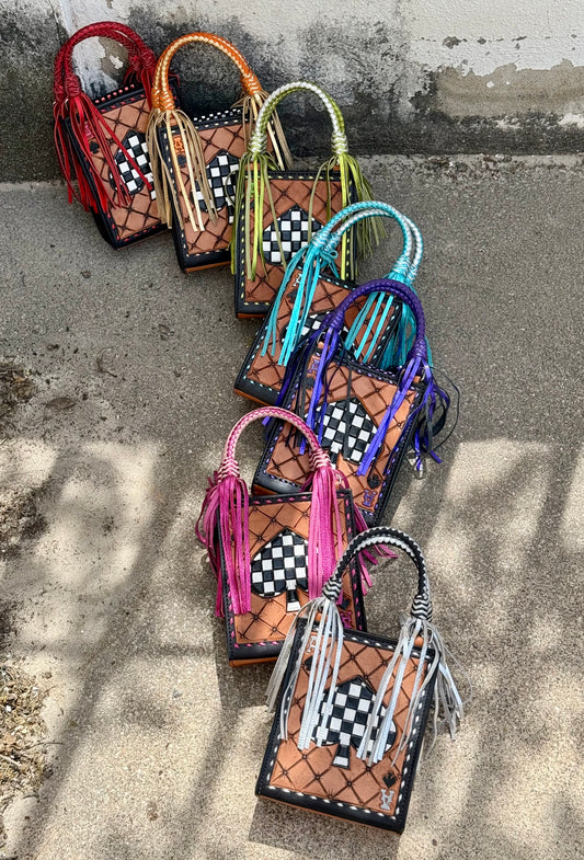 NEON WRANGLER- Checkered Ace TASSEL