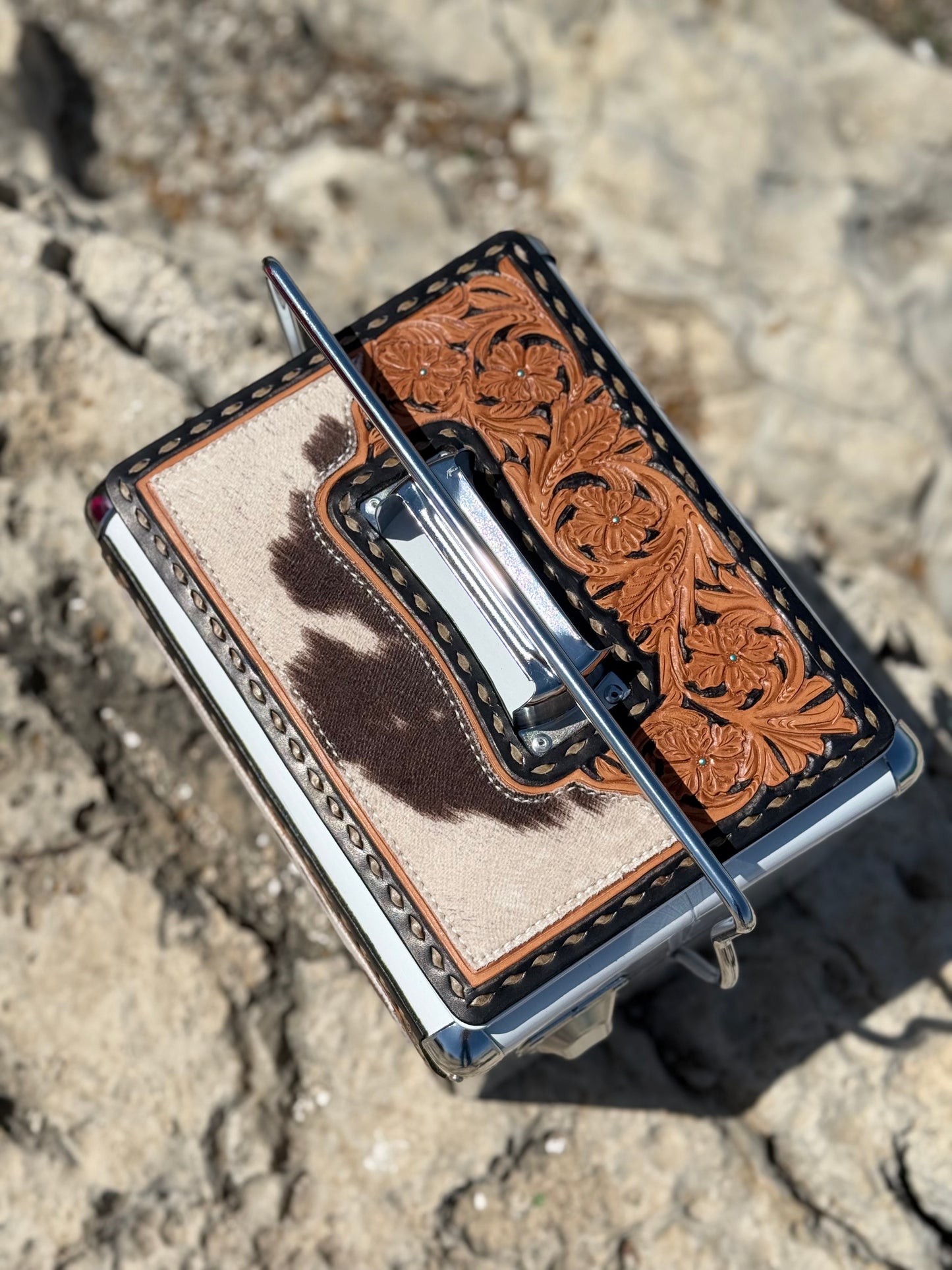 Retro Rodeo White Cooler- El Pinto