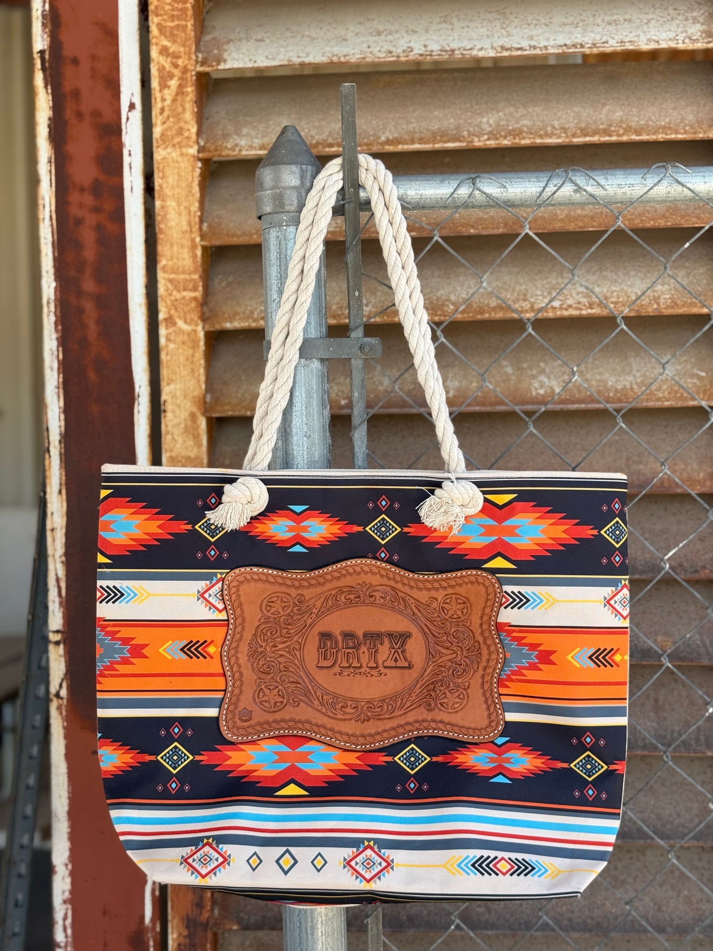 Western Tote- DRTX Buckle