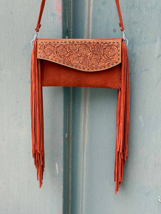 Fringe Clutch- Rusty Cowboy