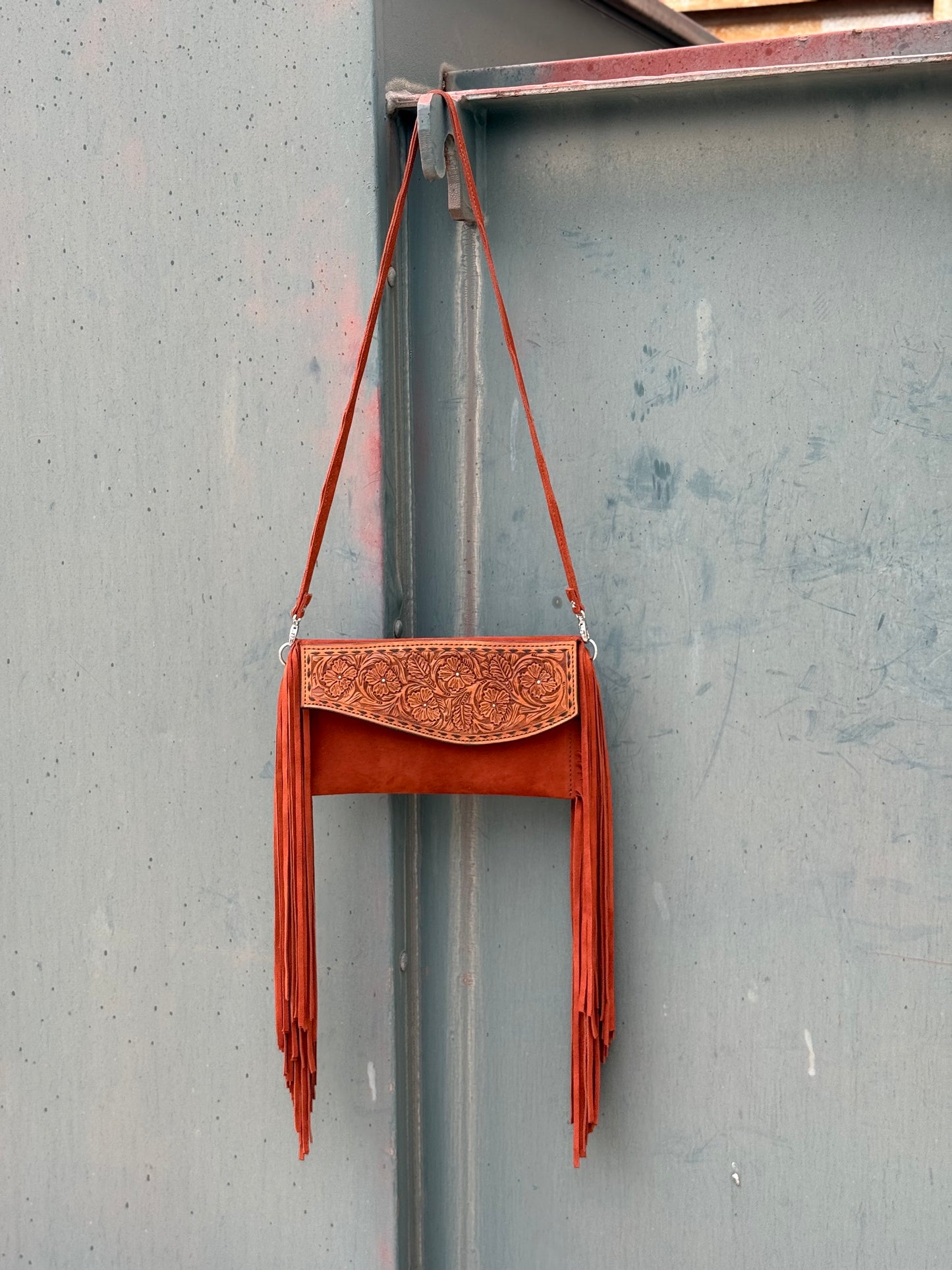 Fringe Clutch- Rusty Cowboy